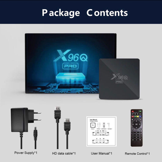 X96Q Pro 4GB 64GB - Tech 4 Style