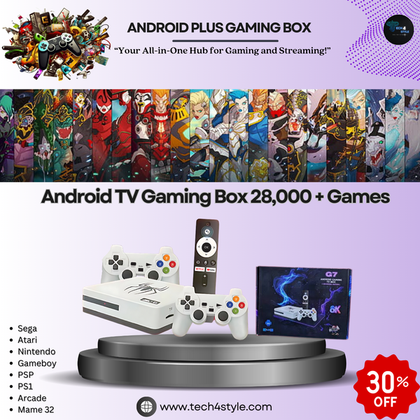 G7 Android 14 Plus Gaming TV Box 30,000 + Games