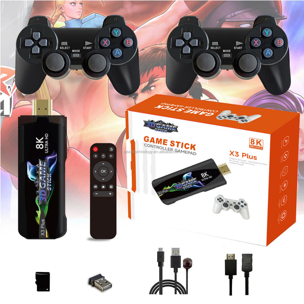 X3 Plus Android & Gaming Stick 35,000 Plus Games