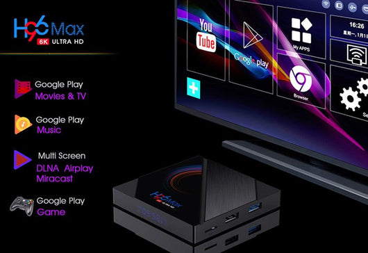 H96 Max 8GB 128GB Android Tv Box - Tech 4 Style
