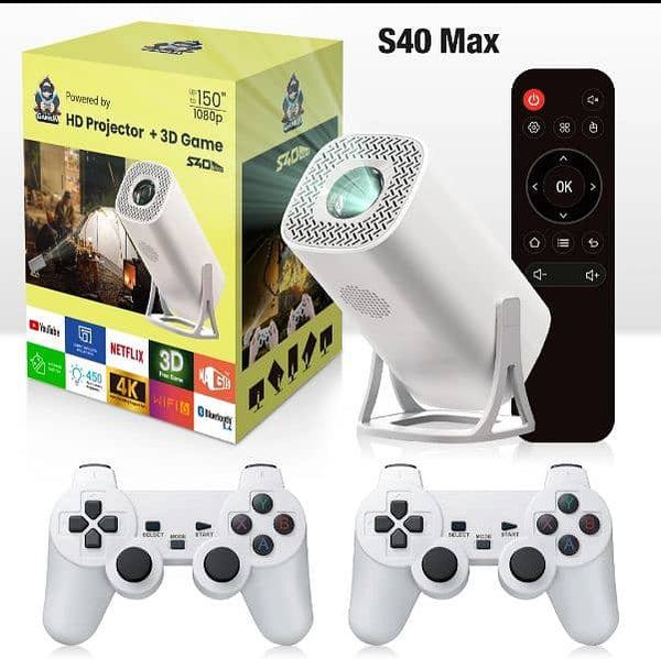 S40 Max Premium Android Plus Gaming Projector