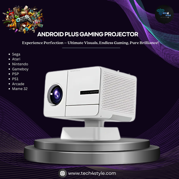 P50 Max Android Projector – 800 ANSI Lumens, 300-Inch Display, Auto Focus, Wi-Fi 6, Bluetooth 5.3