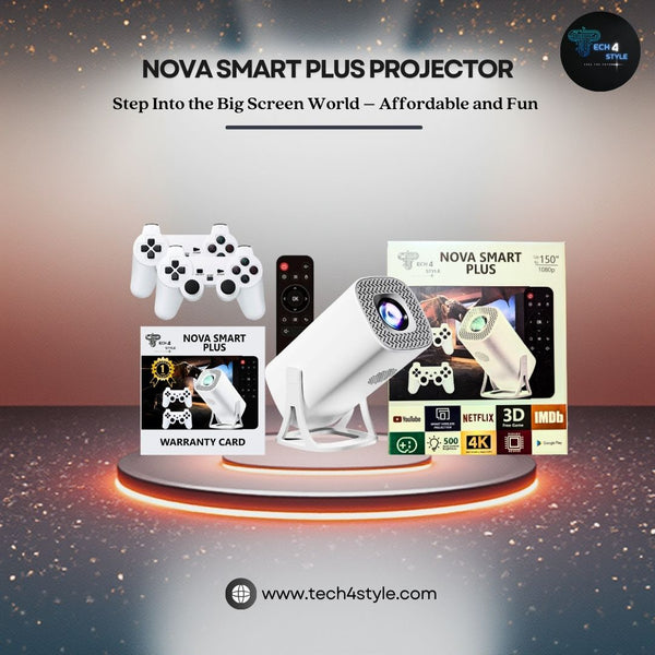 Nova Smart Plus Android Gaming Projector – Smart Home Theater & Gaming