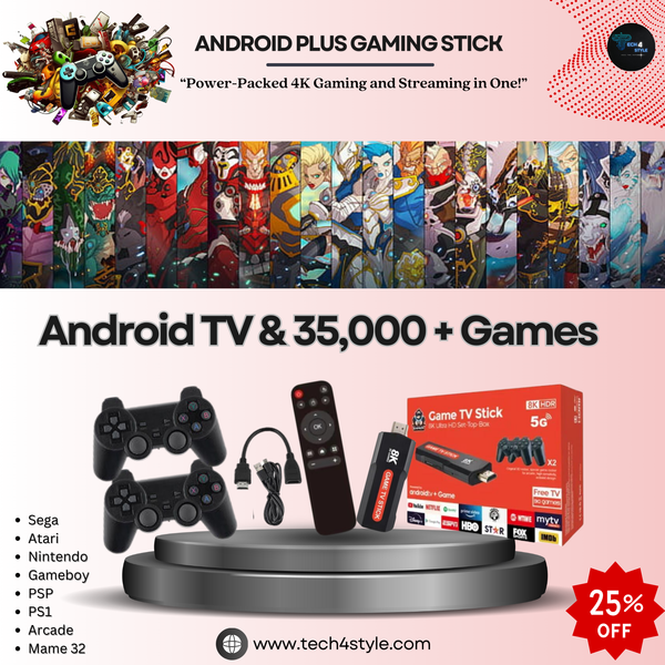 Android Plus Gaming Stick 35,000 Plus Games