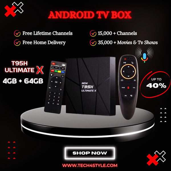 T95H Ultimate X 4GB-64GB 8K Android TV Box
